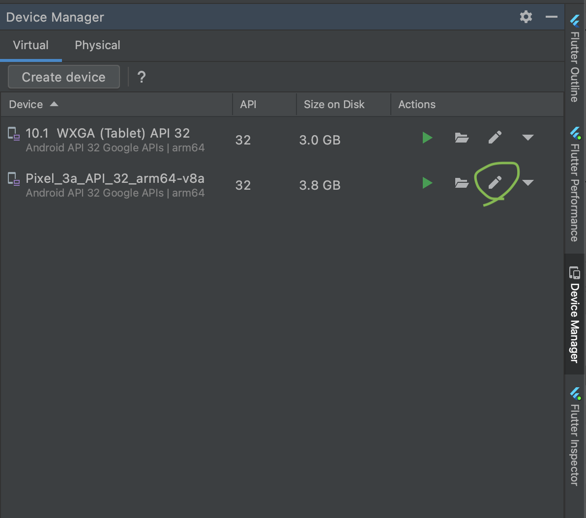 Flutter 설치 오류 : apk 설치실패, Error: ADB exited with exit code 1 ...