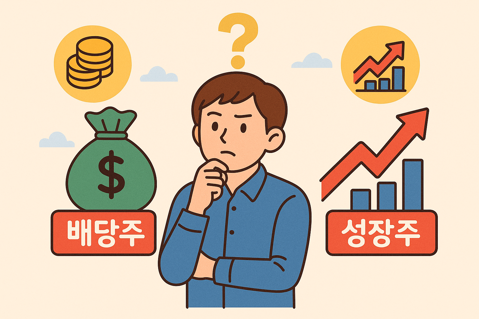 배당주 vs 성장주, 어떤 주식을 사야 할까? 투자자들의 현실 고민 해결하기 이미지