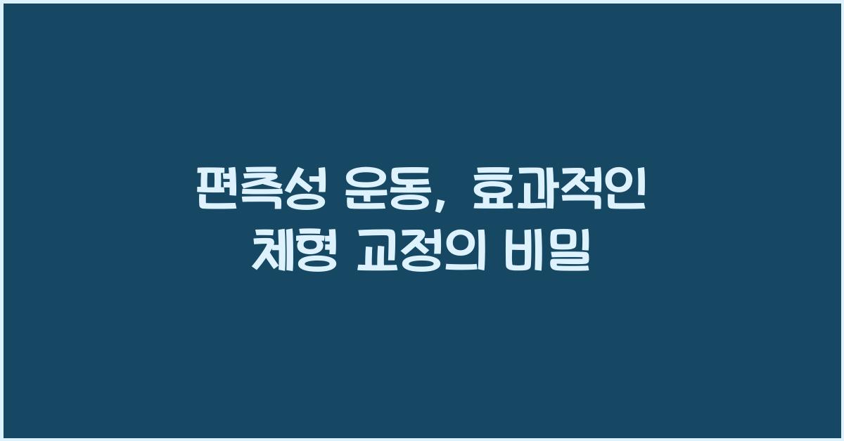 편측성 운동