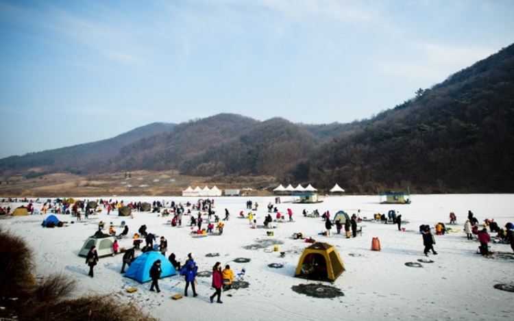 안성 동막골 빙어축제