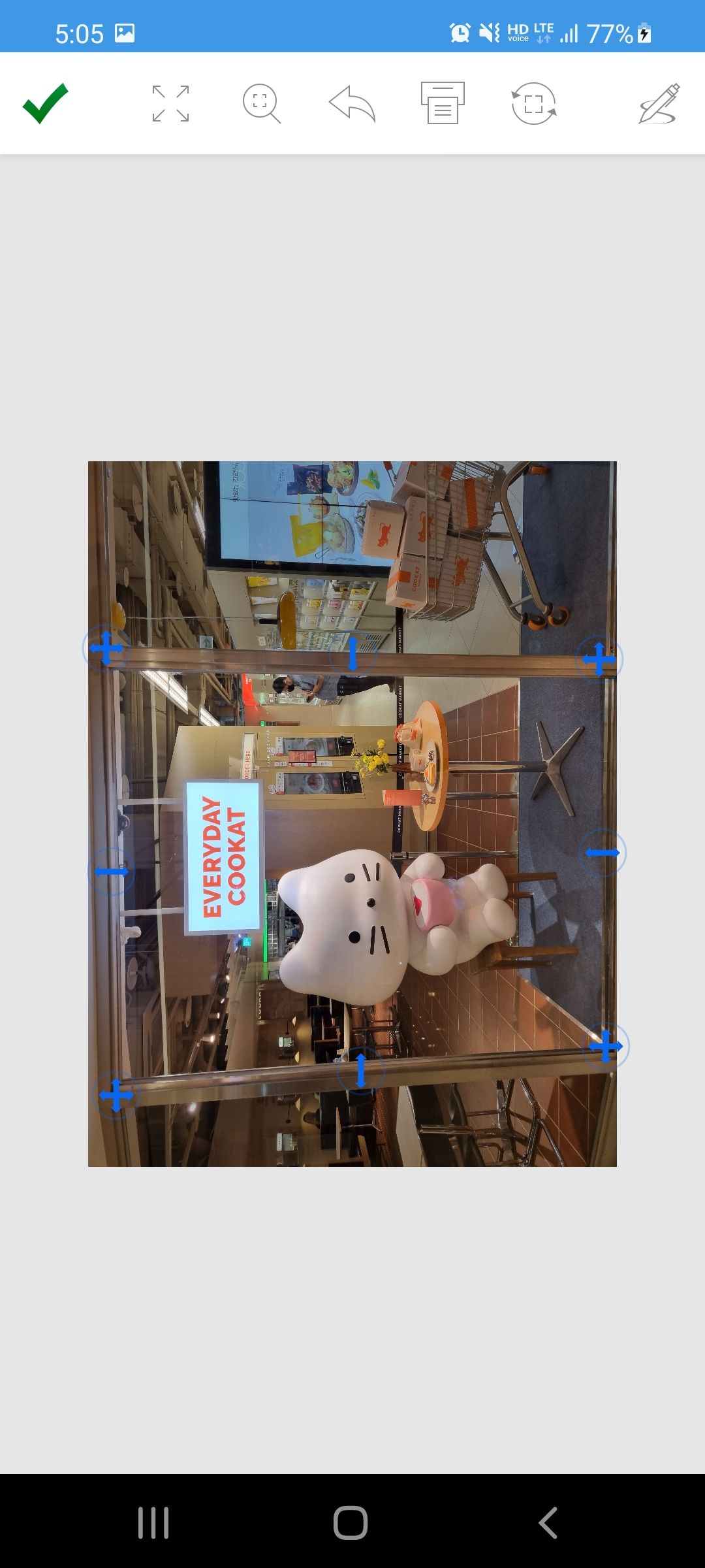 사진 편집기(왼쪽부터 ①, ②, ③)