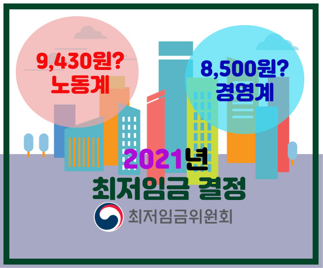  2121 최저임금 내년도 최저시급 얼마?