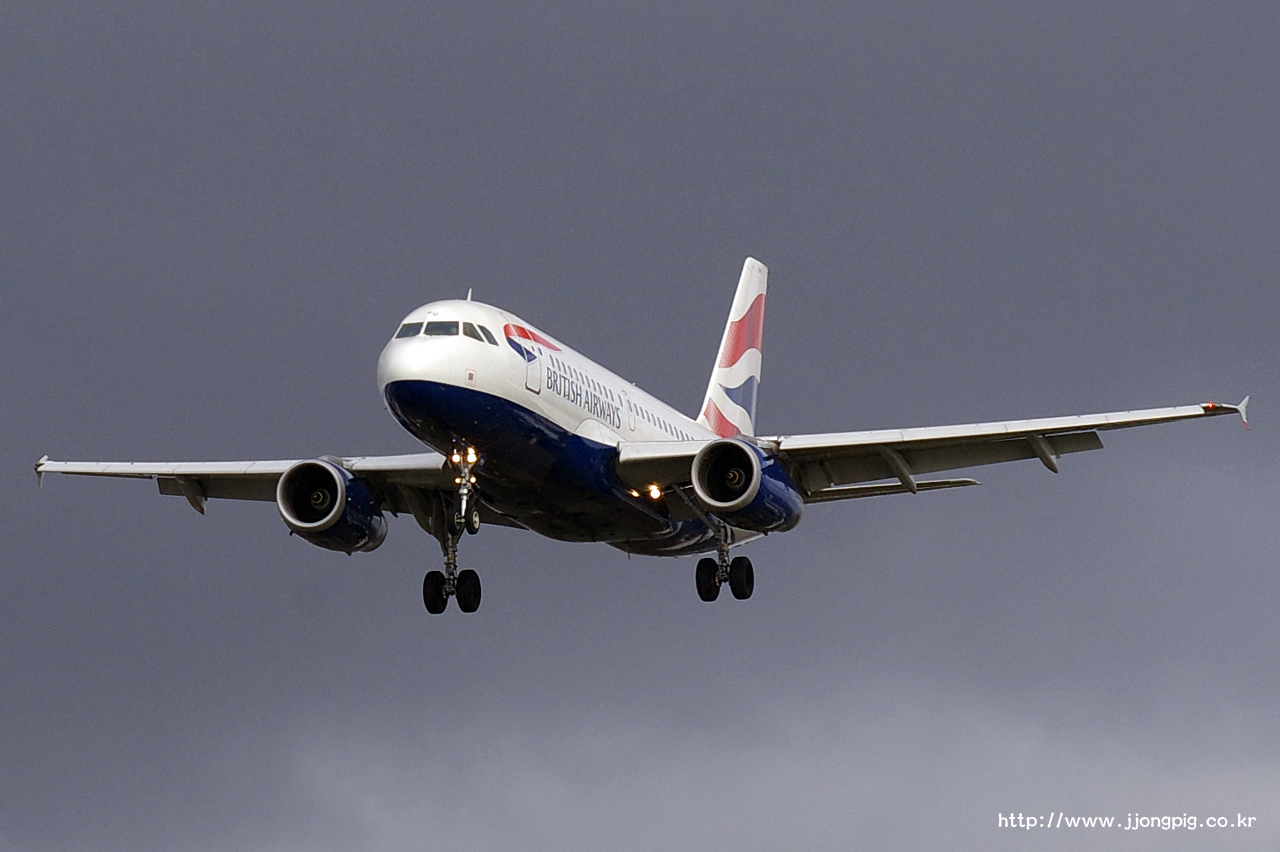 영국 항공 British Airways BA BAW G-EUPU Airbus A319-100 A319 런던 - 히드로 London - Heathrow 런던 England London LHR EGLL