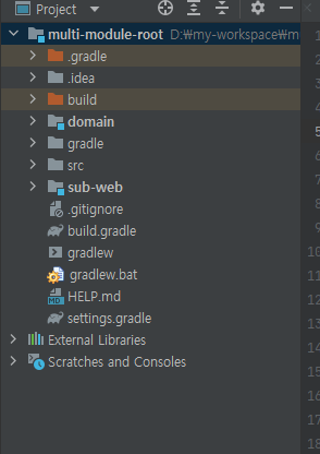  Spring Boot 멀티 모듈 프로젝트 관리