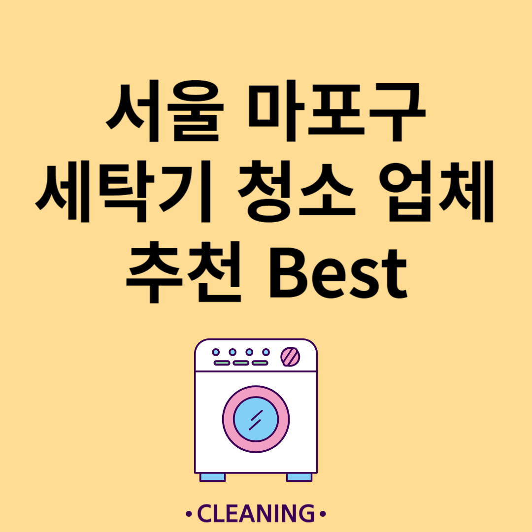 서울 마포구 세탁기 청소 업체 추천 Best5ㅣ드럼 세탁기ㅣ통돌이 세탁기ㅣ셀프 세탁기 청소 방법 블로그 썸내일 사진