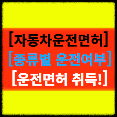 운전면허증 취득