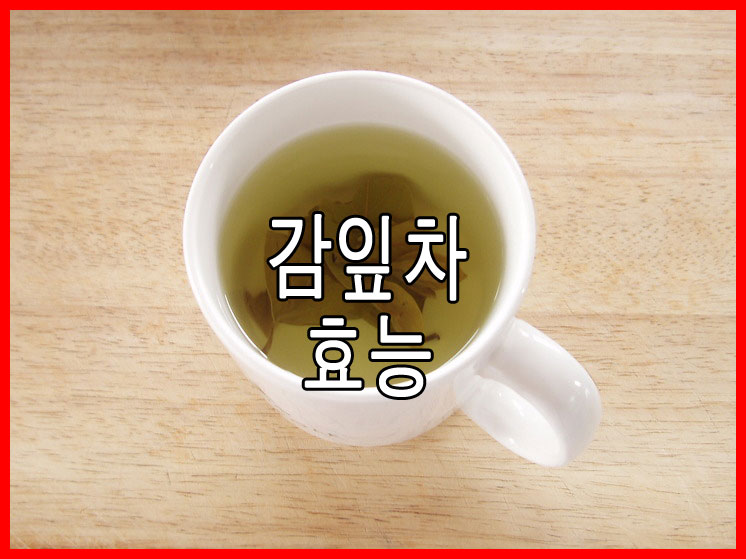 비타민C가 풍부한 감잎차효능 꼭! 알아두세요