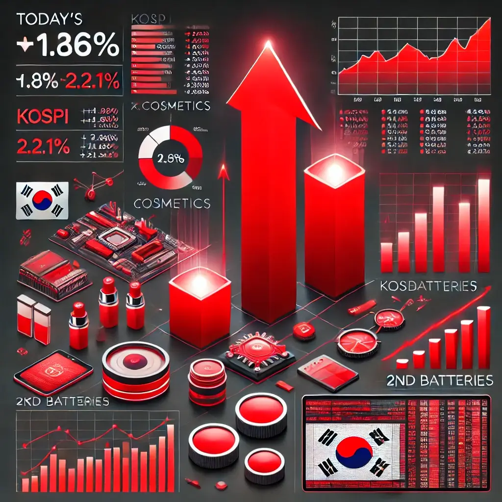 2024년 12월 03일 오늘의 증시 (코스피, 코스닥)