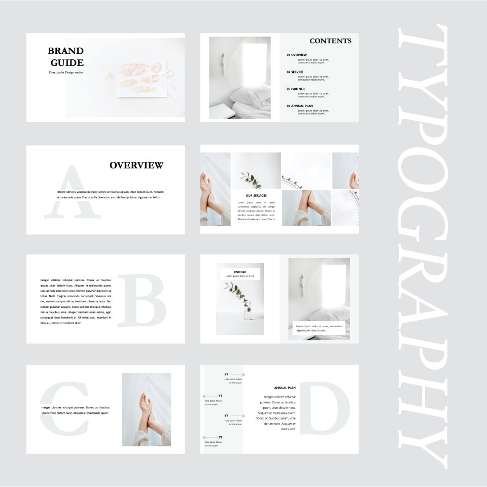  [PPT테마_03] Typography | 회사소개서, 브랜드소개서, 투자제안서