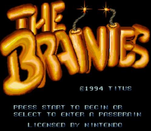 SNES ROMS - The Brainies (EUROPE / 유럽판 롬파일 다운로드)