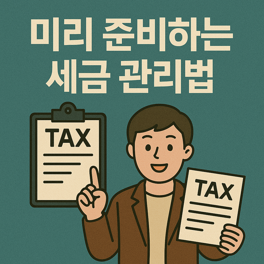 미리 준비하는 세금 관리법