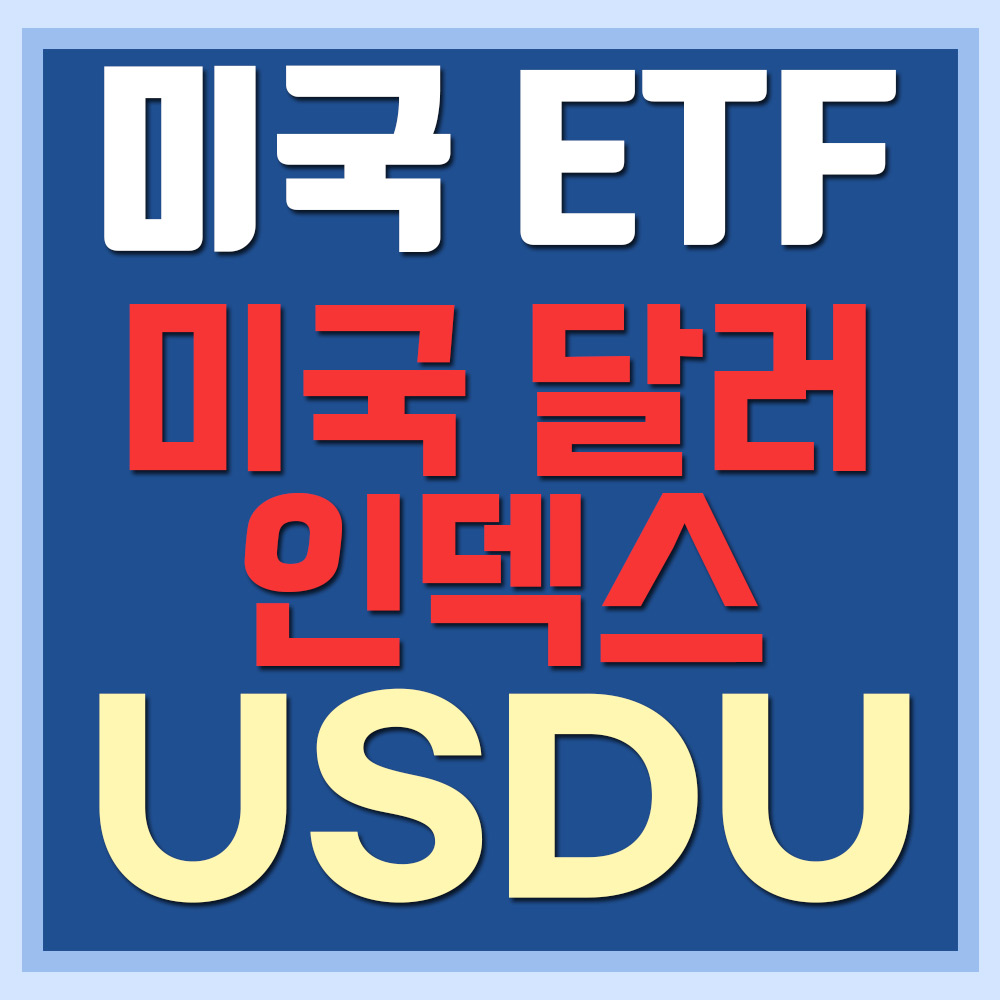 미국 달러 인덱스 Etf Usdu - 미달러 환율 연동