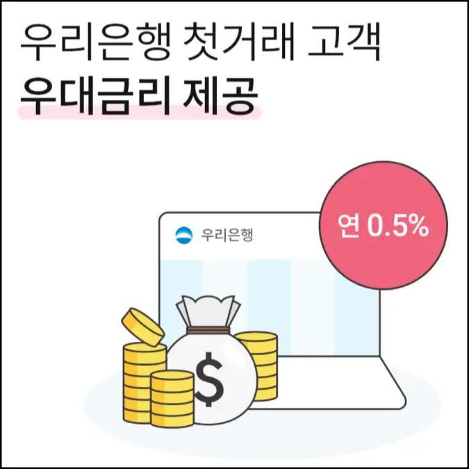 우리은행-청년희망적금-우대금리0.5%