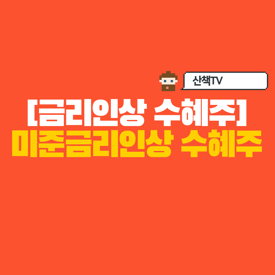  [금리인상 수혜주 정리]-미준금리인상등 금리인상예상