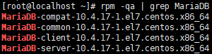  CentOS 7에 MariaDB 설치