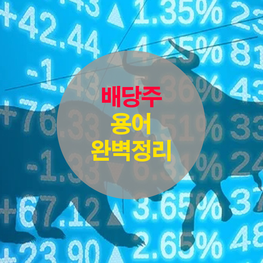  배당주 용어 완벽정리 (배당 기준일, 배당 선언일, 미국 배당주)