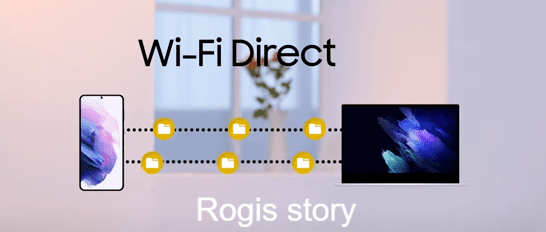 Wi-Fi-Dorect-기술을-이용한-퀵-쉐어-기능으로-갤럭시-기기-간에-파일-전송이-이루어지고-있는-모습