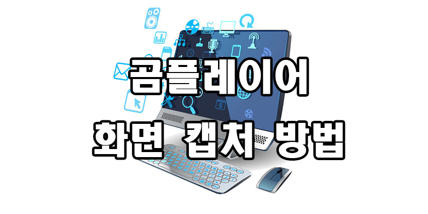  곰플레이어 화면 캡처 방법