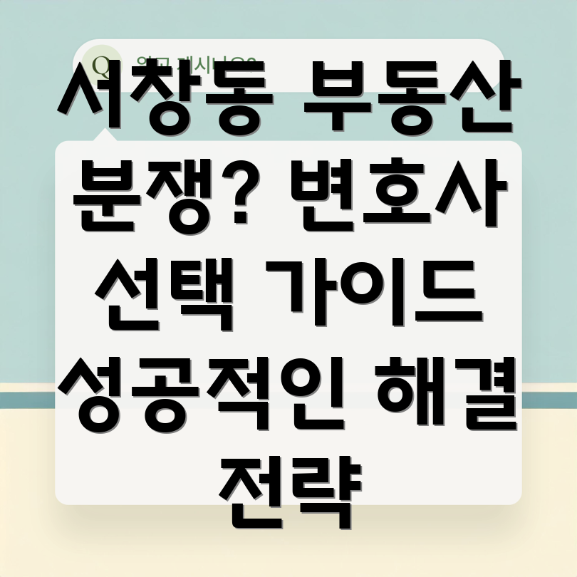 부동산 계약 분쟁 변호사 선택 가이드