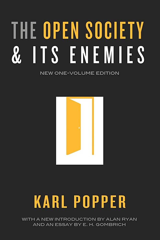  79.  열린사회와 그 적 "The Open Society and Its Enemies" by Karl Popper (1945)