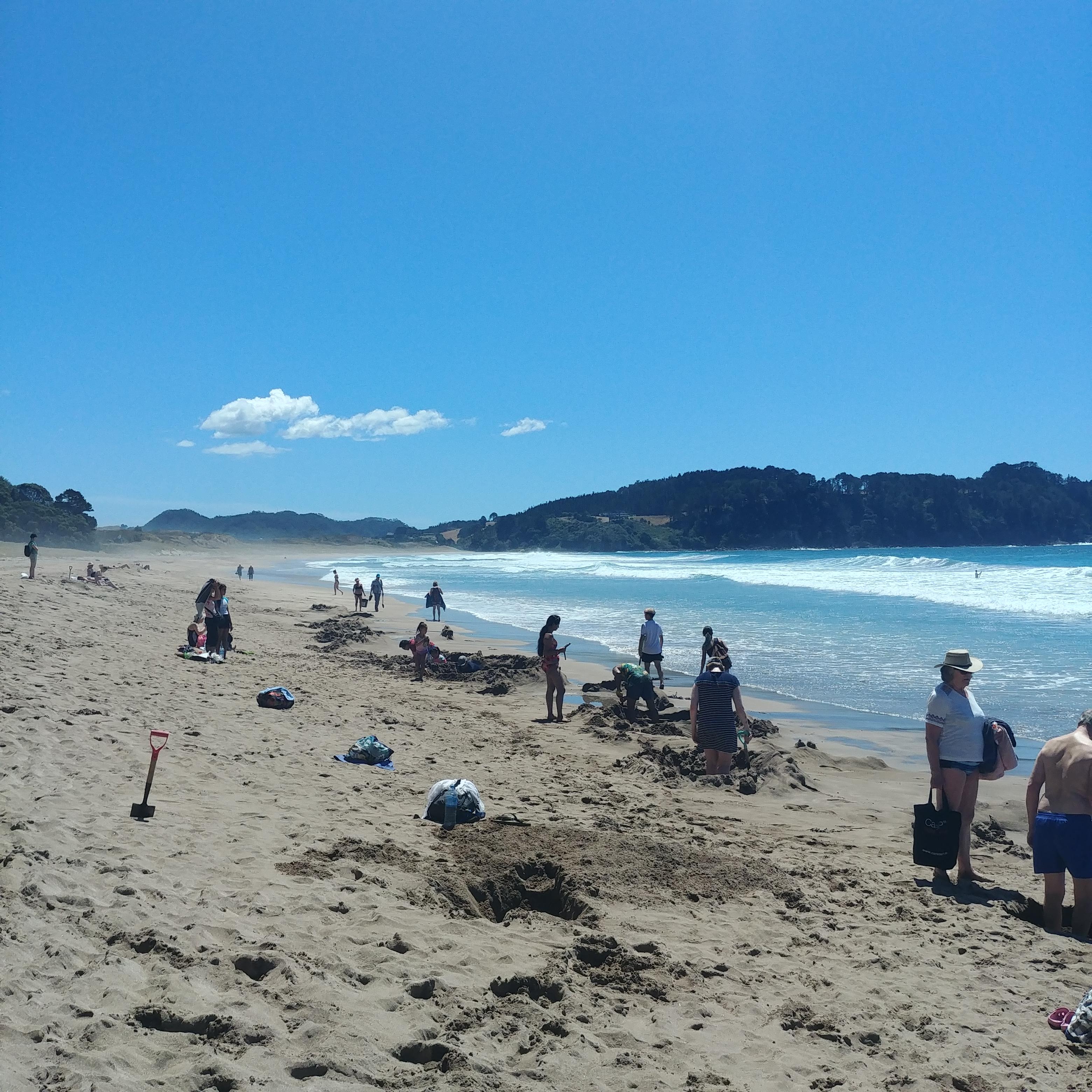 뉴질랜드 여행 핫워터비치 Hot Water Beach