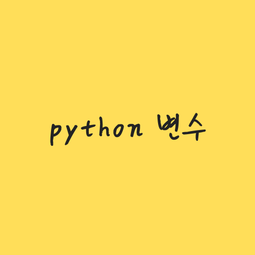  [python] 변수 사용법