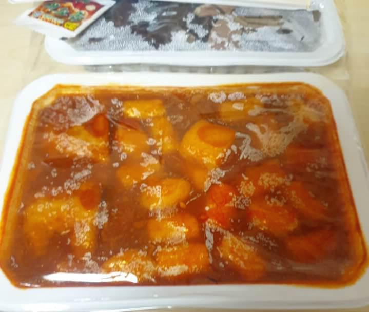 포장된 떡볶이 사진