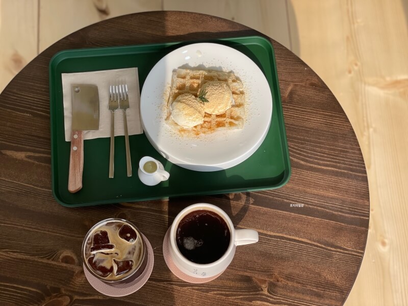 충남 보령 천북 굴단지 맛집 카페 장은리 - 주문한 메뉴