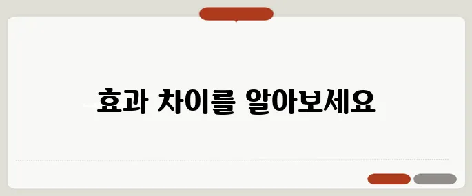 고혈압 치료제 종류별 효과 차이