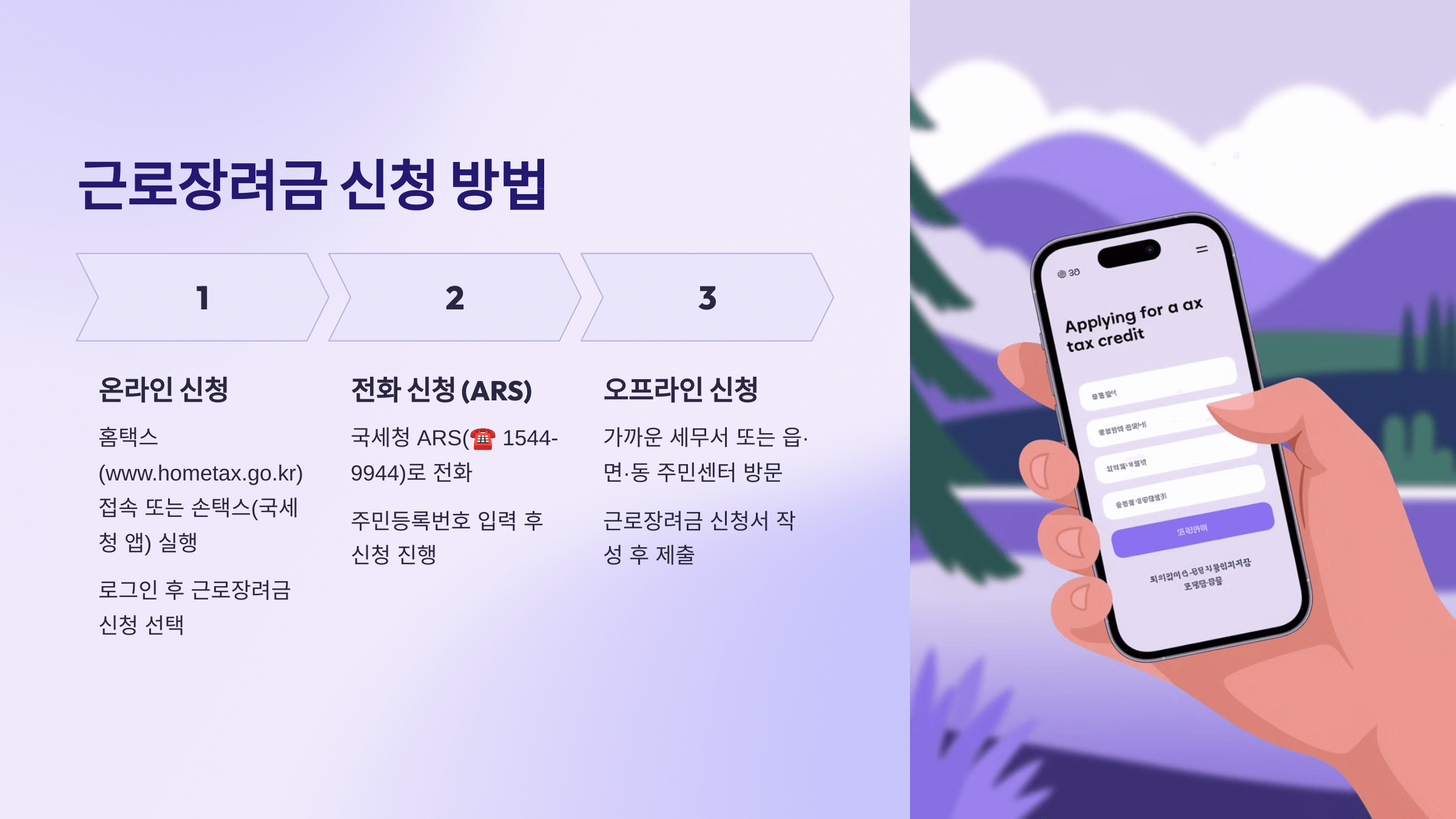 2025 근로장려금 신청기간 반기신청 신청자격 지급일