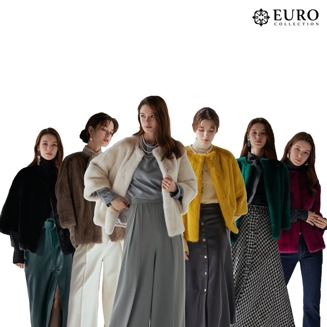 유로컬렉션 밍크 풀스킨 코트