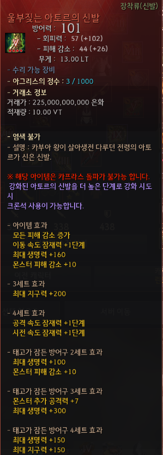 아토르의 신발