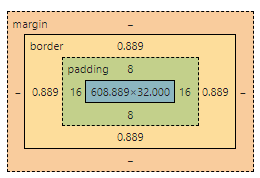 요소의 스타일 구성 항목