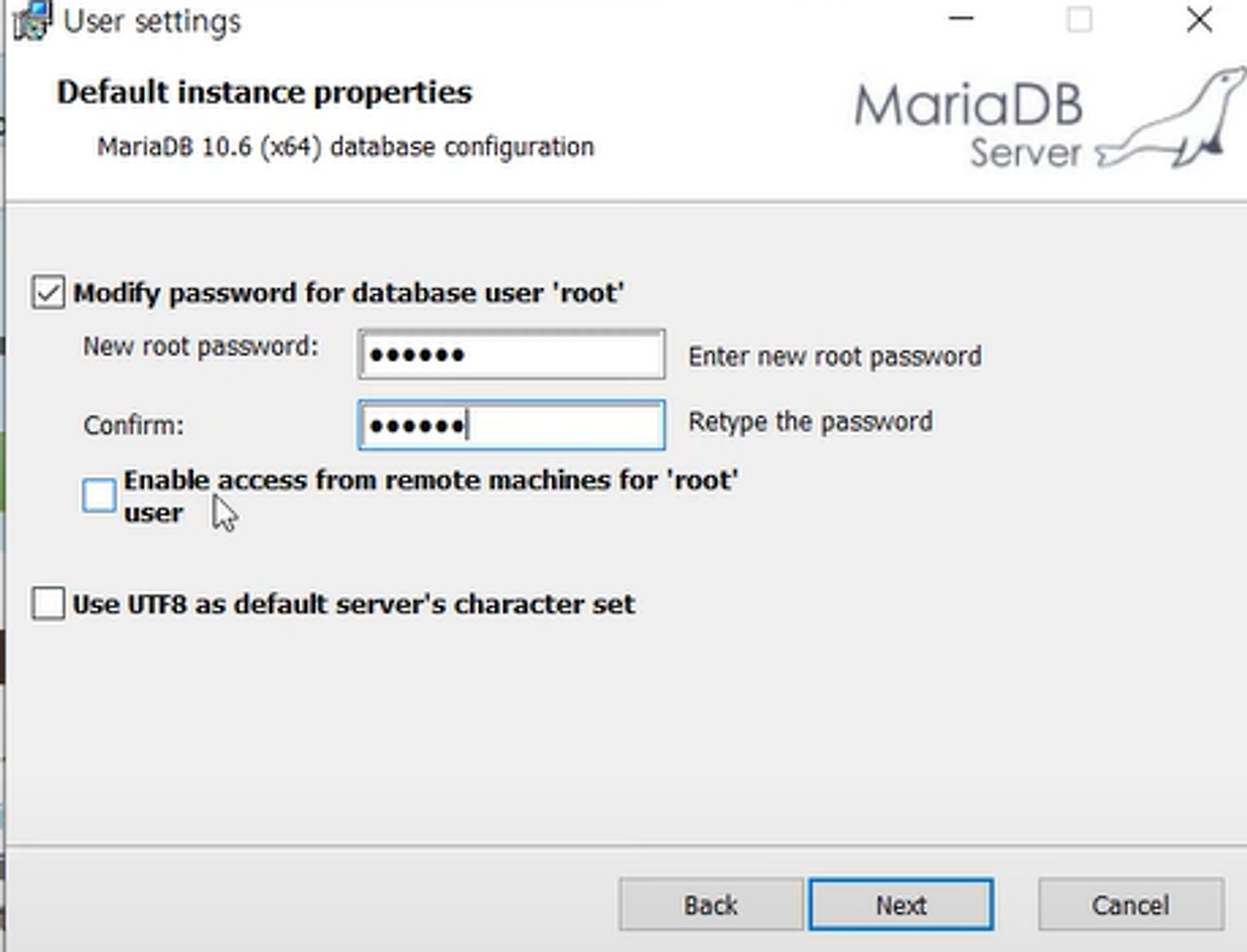 mariaDB 설치과정 2