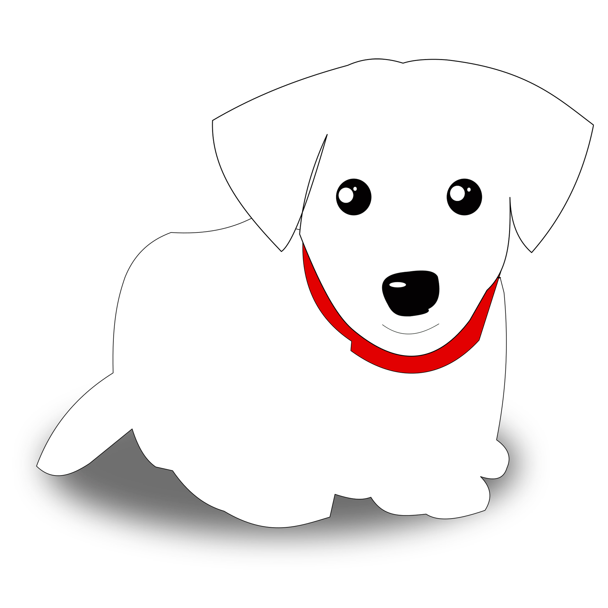 귀여운 강아지그림 캐릭터 및 그리기 쉬운 강아지 이미지 도안