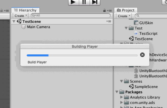 Unity IOS BLE 컴파일 환경 구성