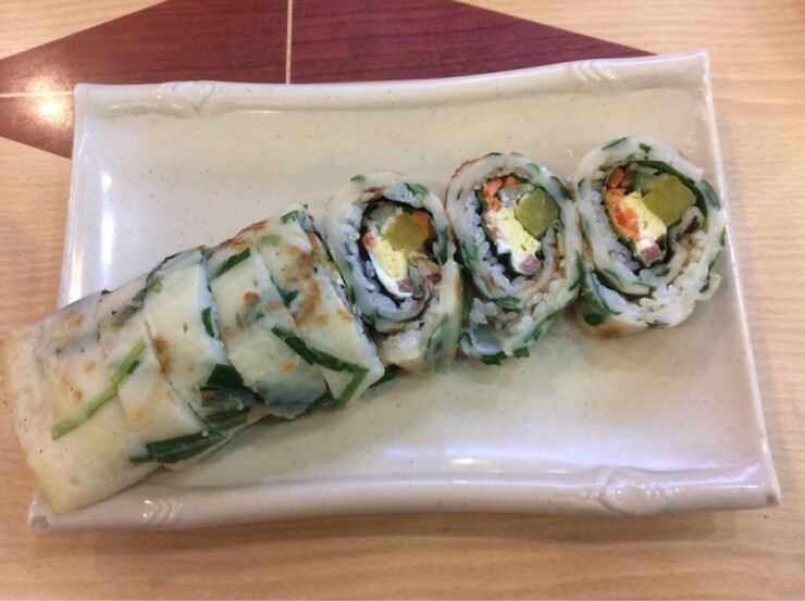  부침개로 두른 별미, 부침개 김밥