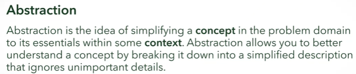  2.3 – Abstraction