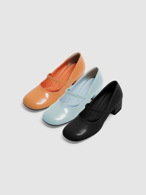 에이티티 Round maryjane heel