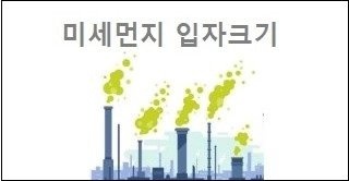 미세먼지 입자크기