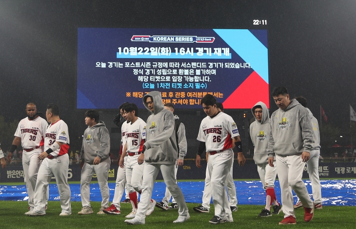 KBO 최초 한국시리즈 서스펜디드 선언: 향후 일정과 티켓 취소 여부&amp;#44; 중계방송 안내