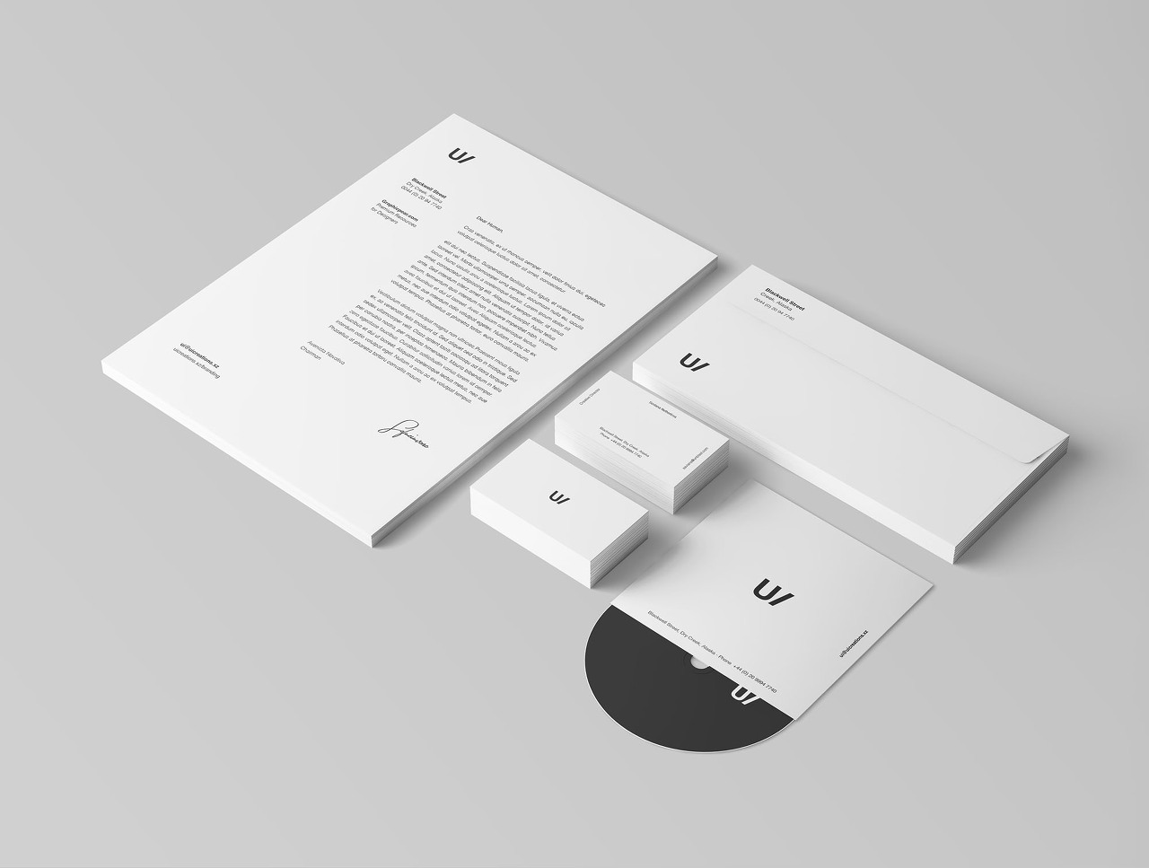 Stationery Branding & Identity Mockup &ndash; PSD(개인용지 브랜드 & 아이덴티티 목업 &ndash; PSD)