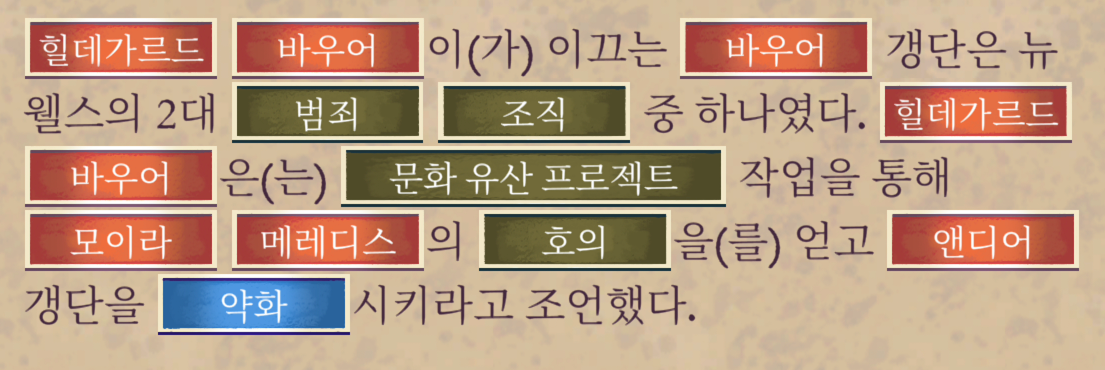 다시 깨어난 황금 우상 DLC '뉴웰스의 죄악' 정답지 - 줄거리 1 해답