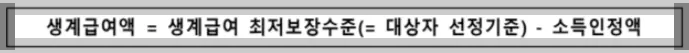 생계-급여-최저-보장-수준