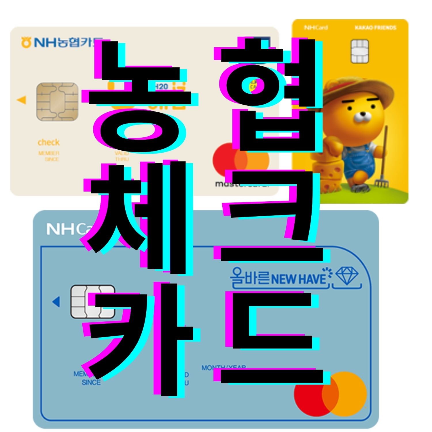 농협 체크 카드를 알아보자 (알기 쉽게 구분하기) 농협 체크 카드를 알아보자 (알기 쉽게 구분하기)