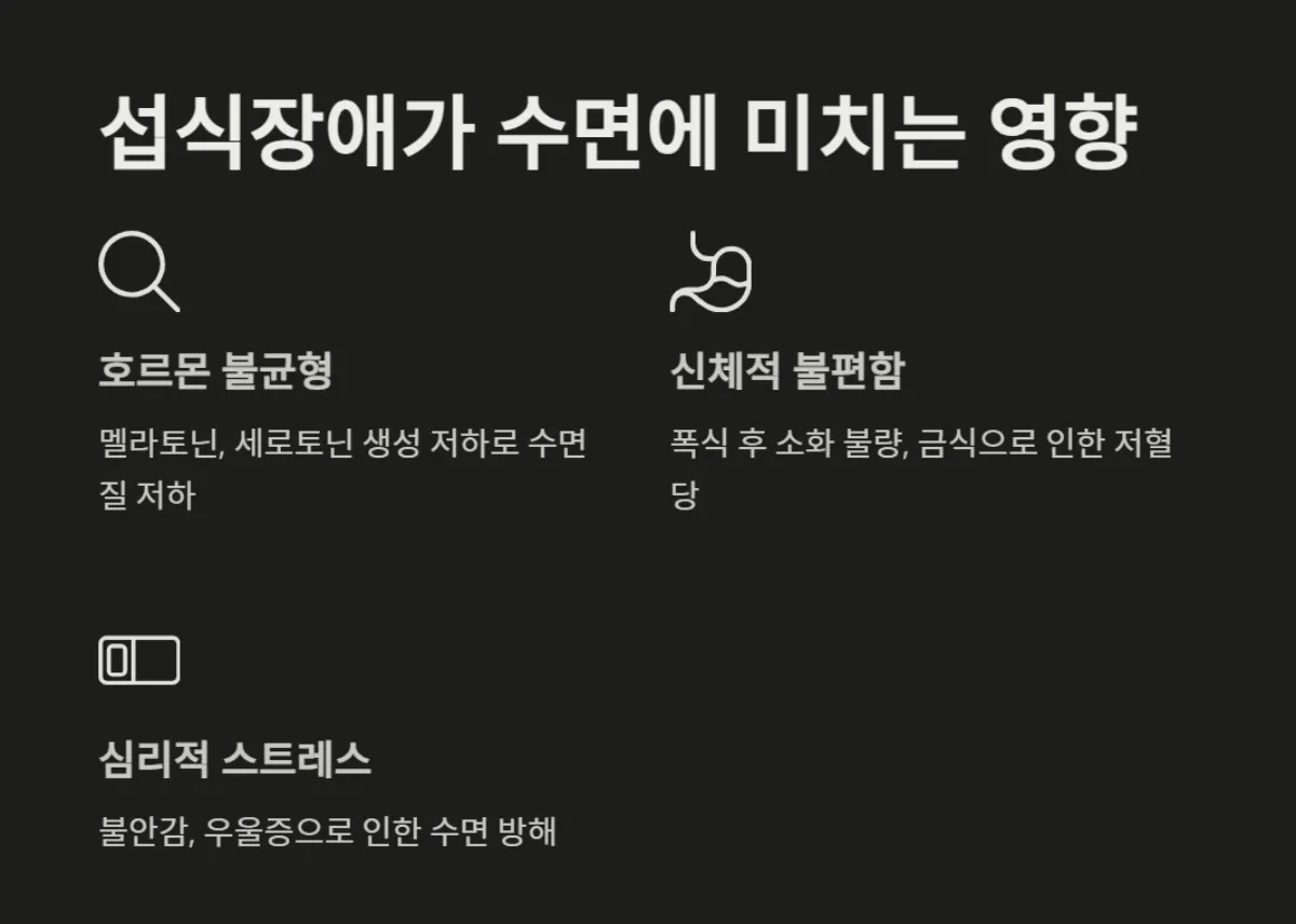 섭식장애_수면장애_건강