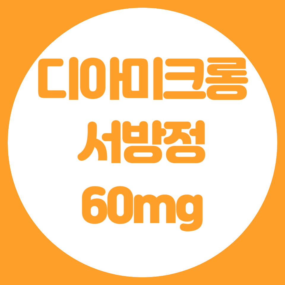 디아미크롱서방정60mg