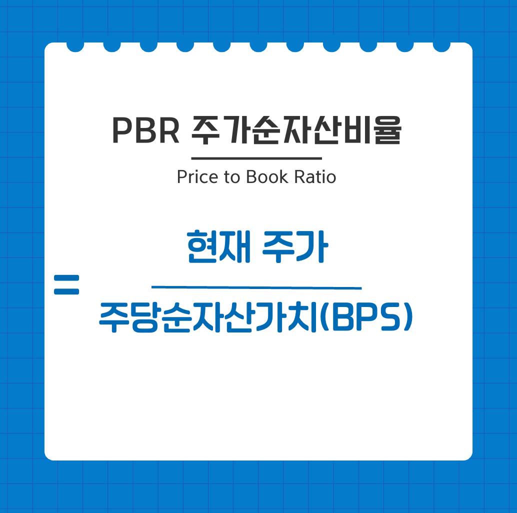 pbr 주가순자산비율