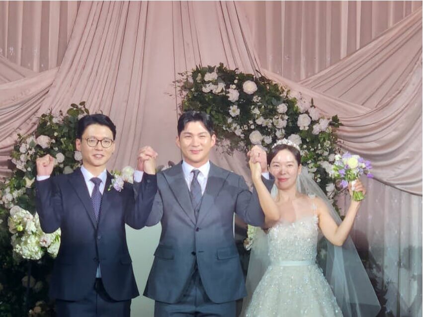 오지환 팬 결혼식 사회