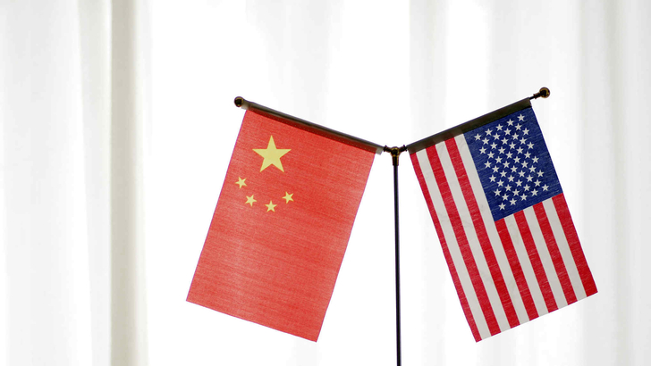 중국과 미국 국기